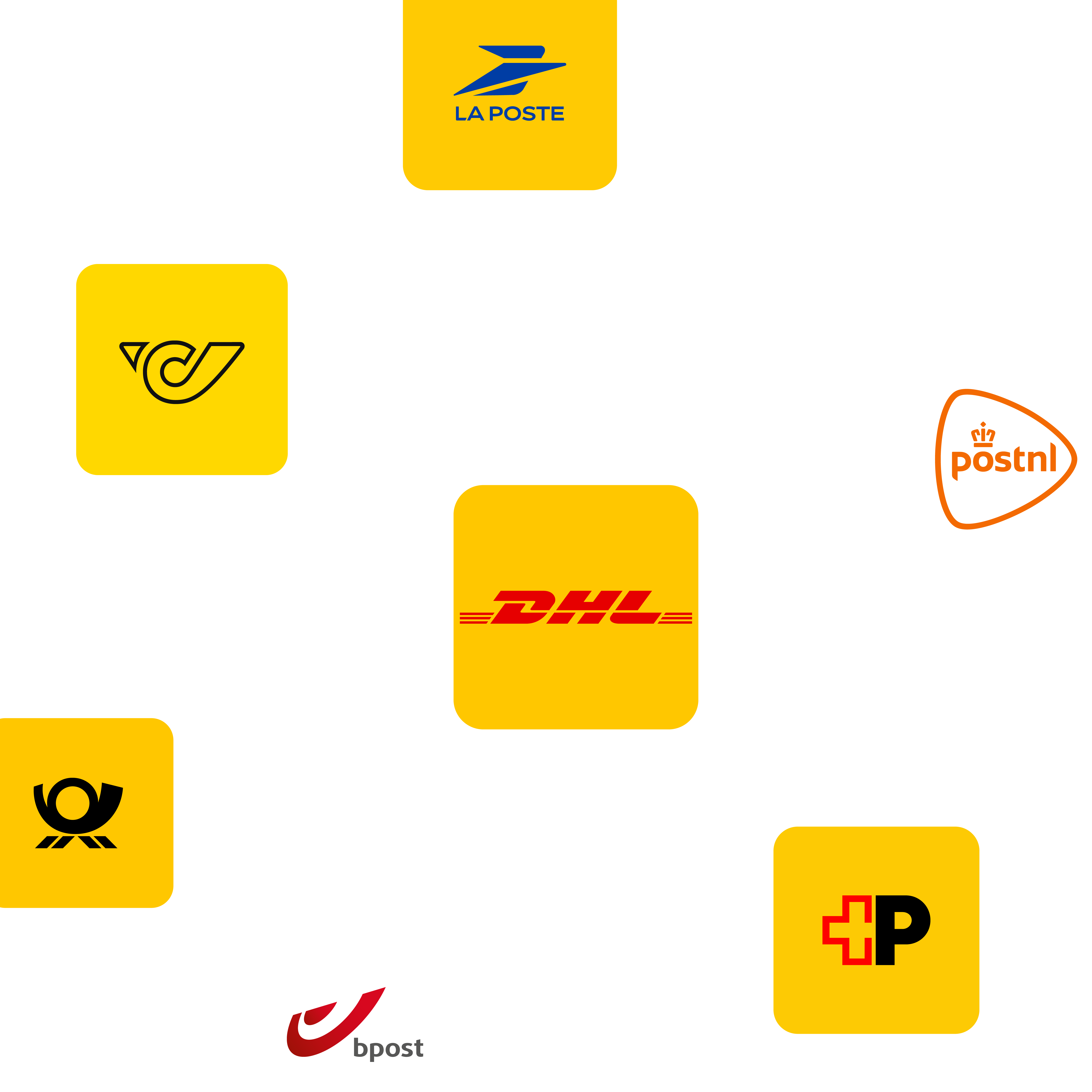 Post logos - delivery options