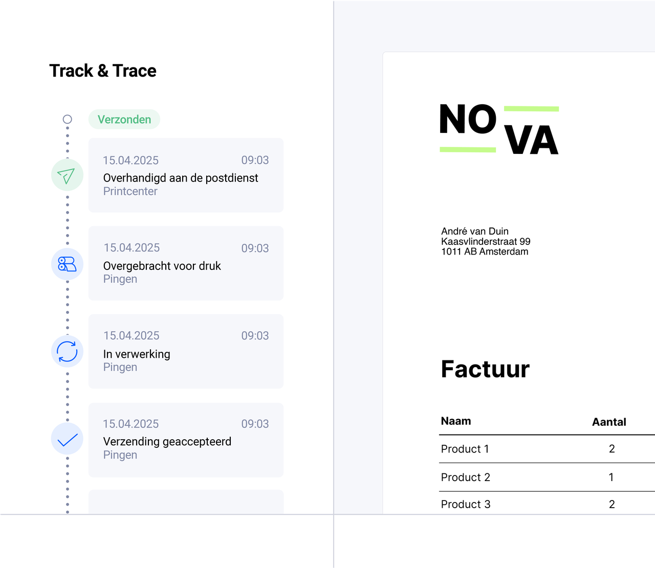 Pingen Website brieftracking