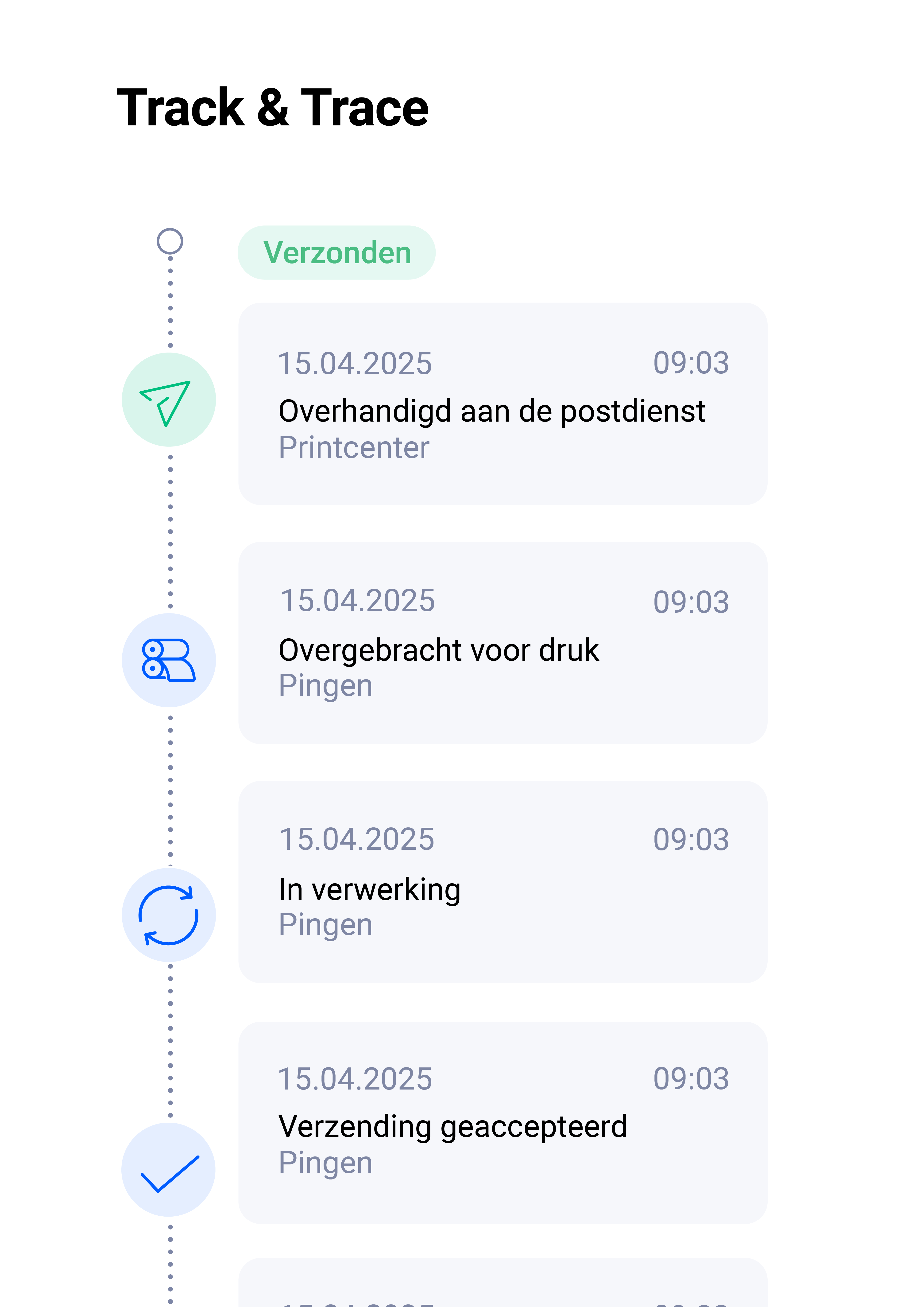 Pingen WebApp brieftracking